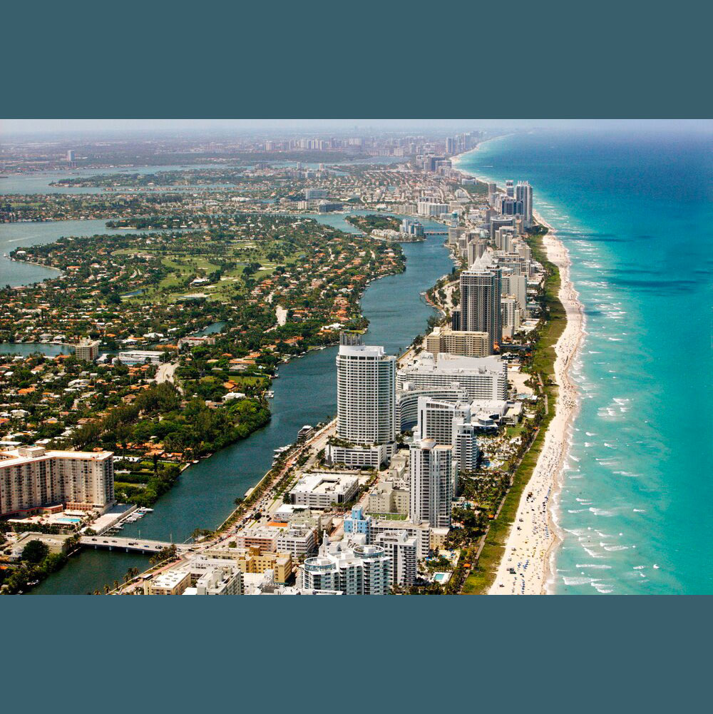 Miami Beach arial photo