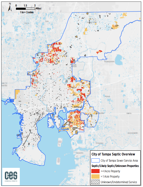 CITY OF TAMPA Septic overview